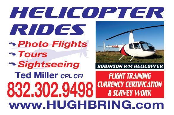 Greater Houston Helicopter Flights or Tours Promotion